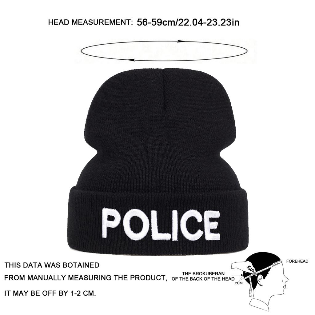 Winter Unisex Outdoor Warm Hat Fashion Letter Hip-hop Knitted Hats Cotton Beanies Cap Wool Caps