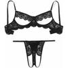 Avidlove Sexy Floral Lace Cutout Lingerie Set for Women Bra Panty 2 Piece