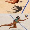 Completes Outdoor Volleyballs Courts Boundaries System Official Dimension Line Sand Anchors Included