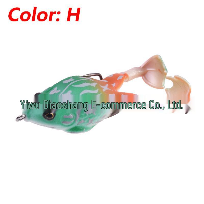 Thunder Frog Double-Legged Rotating Propeller Soft Lure, 9cm/13.5g, for Bass & Carp Fishing.