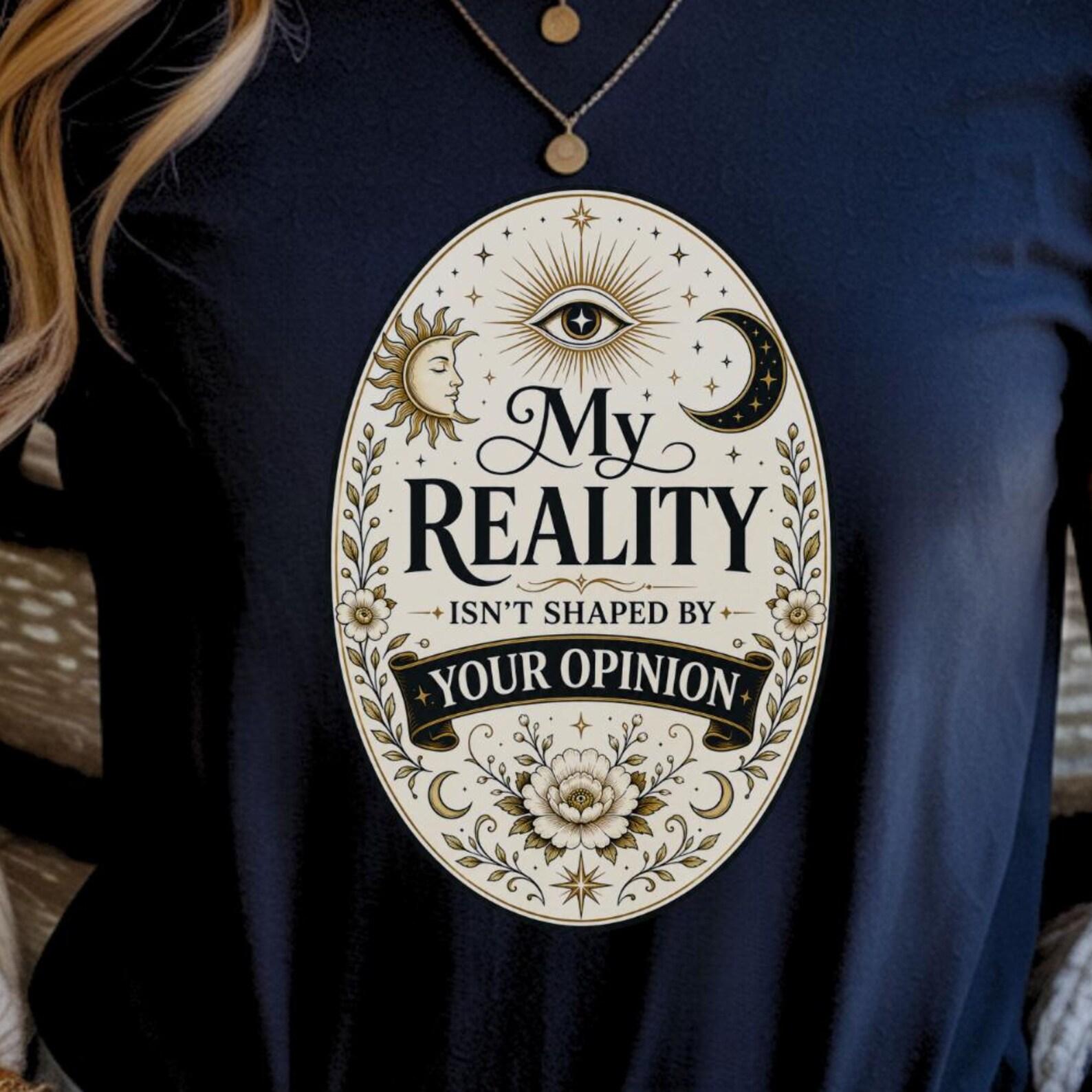 Celestial Sun Moon Eye Graphic Tee | Boho Spiritual Statement Shirt S