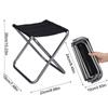 Portable Small Folding Stool Camping Stool Mini Size Mortable Stool for Travel Camping Hiking Fishing Gardening with Carry Bag