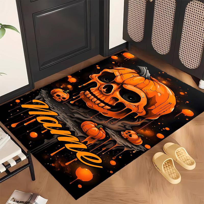 Halloween (1) Personalized Name Office Carpet Stylish Decor for Living Room Bedroom Kitchen