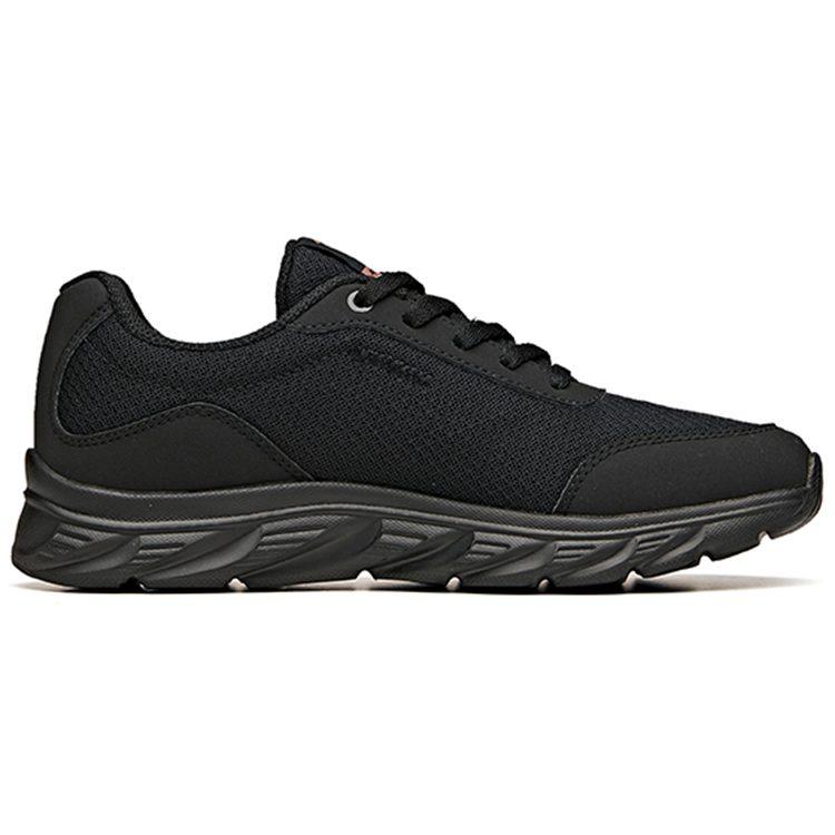 Anta Soft Sole Slip Resistant, Abrasion Resistant, Breathable Low top Casual Running Shoes Women's Black 922115571-4
