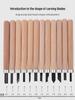 Comprehensive Wood Carving & Stamp Set: Includes Hand-Carved Knives, Carpenter Tools, and Carving Materials for Wood, Rubber, and Plaster.