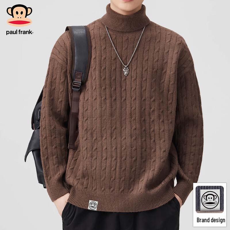 Paul Frank Men's High-Neck Loose Fit Sweater