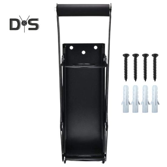 

1 комплект, 16 унций, 500 мл, антидеформированная дробилка для пивных банок, настенная прочная простая установка, пивная банка, пластиковый выключатель для бутылок с напитками чёрный