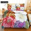 3d Flower Valentine's Day Wedding Bedding Set Luxurious Rose Heart Love Duvet Cover Queen Twin Size Pillowcase 3 Pcs Custom