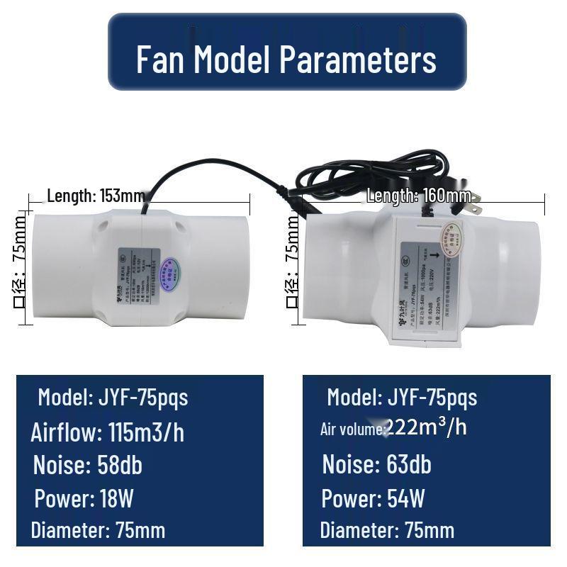 Compact Solder Fume Extractor and Laser Engraving Dust Removal Fan