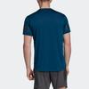 Adidas Mens Training Series Round Neck Breathable Sports Short Sleeve T-Shirt Men Tops Navy-Blue DY9591
