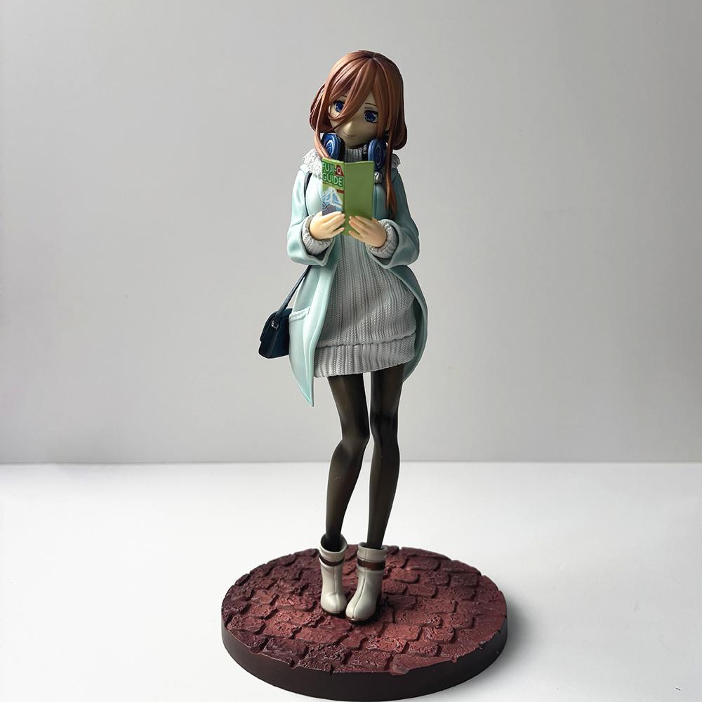 

28см Мику Накано Аниме Квинтессенциальные квинтуплеты ПВХ Коллекционная фигурка Экшн Дети1/6 Модель Кукла Подарок