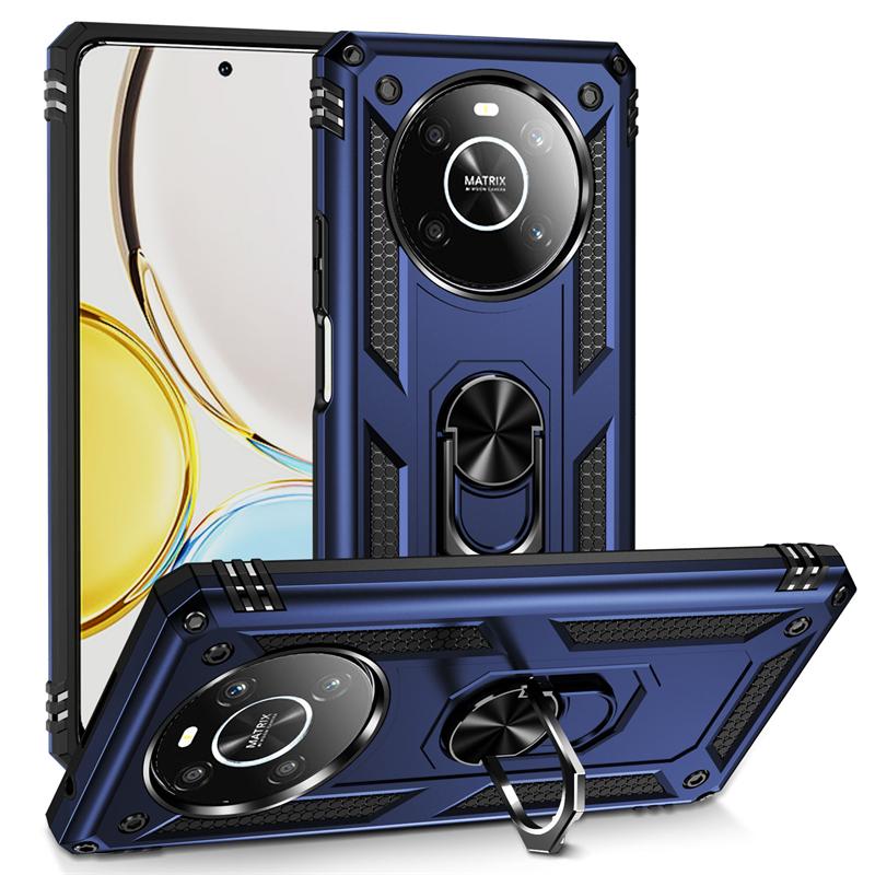 Pouzdro/pouzdro pro Honor X9 X 9 4G s magnetickým kovovým kroužkem do auta a držákem na telefon pro Honor X9 4G Honor X9 4G quot; Nárazuvzdorný pancéřový zadní kryt