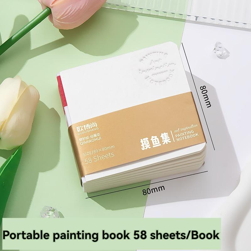 

Портативный набор акварели Дорожная палитра Скетчбук Кисти-ручки Скрепки для художников Студентов Инструменты для рисования Принадлежности для рисования