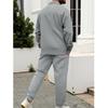 Men's Slim Fit Cardigan Jacket Single-breasted Pocket Long Sleeved Sportswear Elegant Two-Piece Set with Long Pants