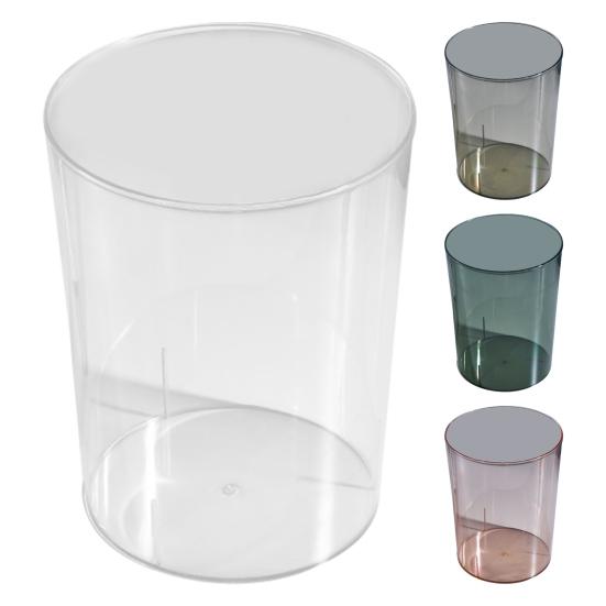 Pressing Ring Design Trash Can Anti-deform PET Rubbish Container Waste Bucket Kitchen Tool