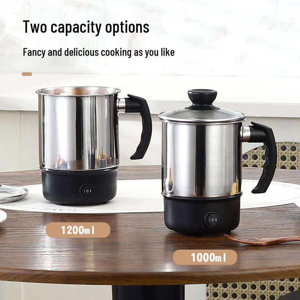 Compact Electric Heating Kettle and Cooking Cup for Instant Noodles, Boiling Water, and Porridge