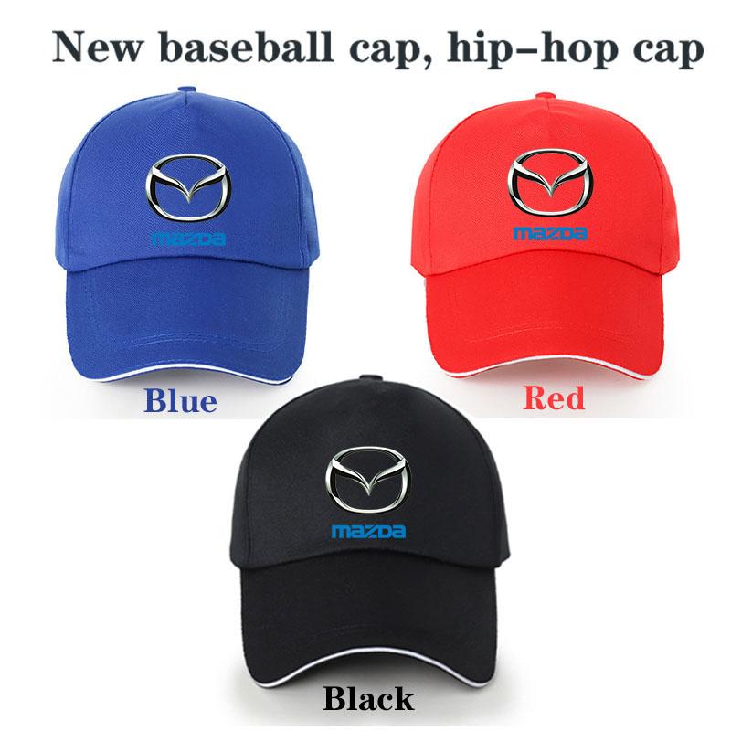 Modische Hip Hop Baseballkappe Outdoor-Sonnenhüte Sport-Freizeitkappen für Mazda M3 M6 MP Skyactiv Axela Atenza Biante BT-50 CX-30