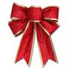 Vibrant Christmas Bow Decoration Ornament for Dressing Up Your Tree Pack of 5