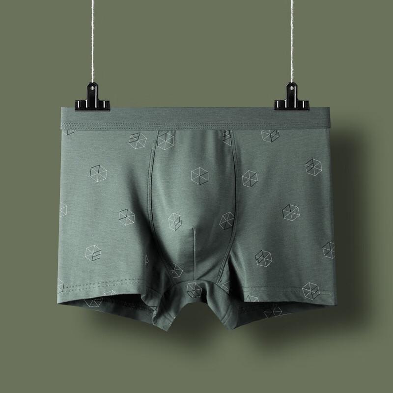 B.JOBSEN Men's Modal Cotton Boxer Briefs (2-Pack)