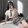 Sex Student Outfit Split Sexy Sex Jk Uniform Temptation Cosplay Small Chest Pure Soft Girl Sex Suit