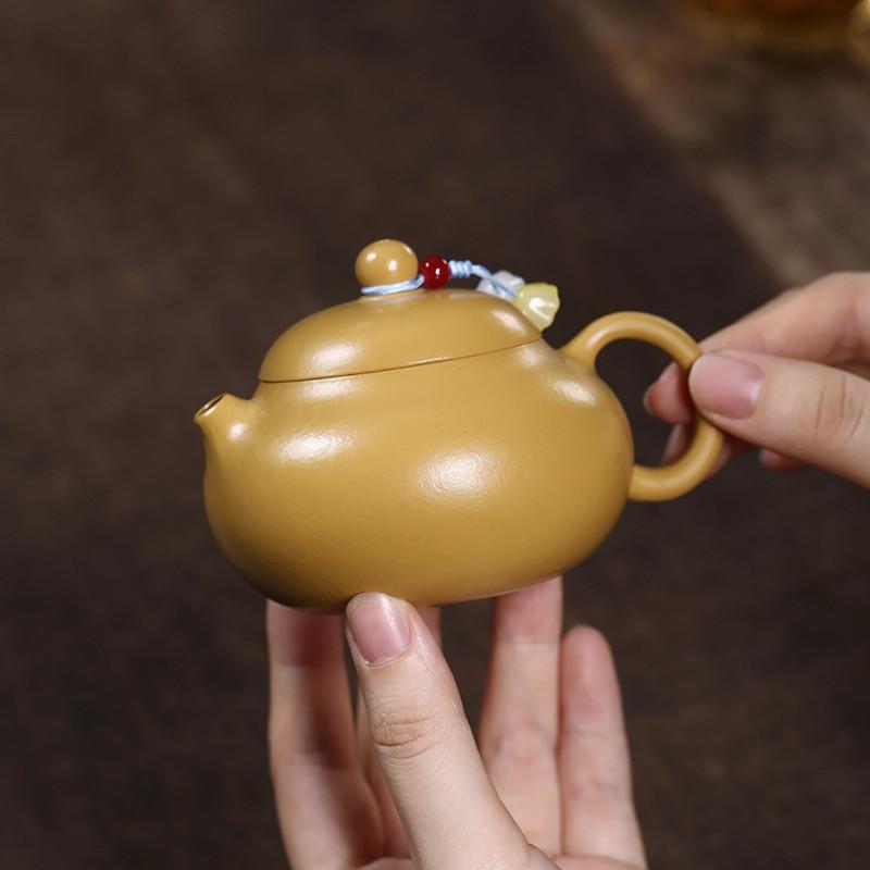 

140ml Chinese Yixing Purple Clay Teapot Tradition Handmade Tea Pot Household Zisha Tea Set Beauty Tea Infuser Kettle Teaware