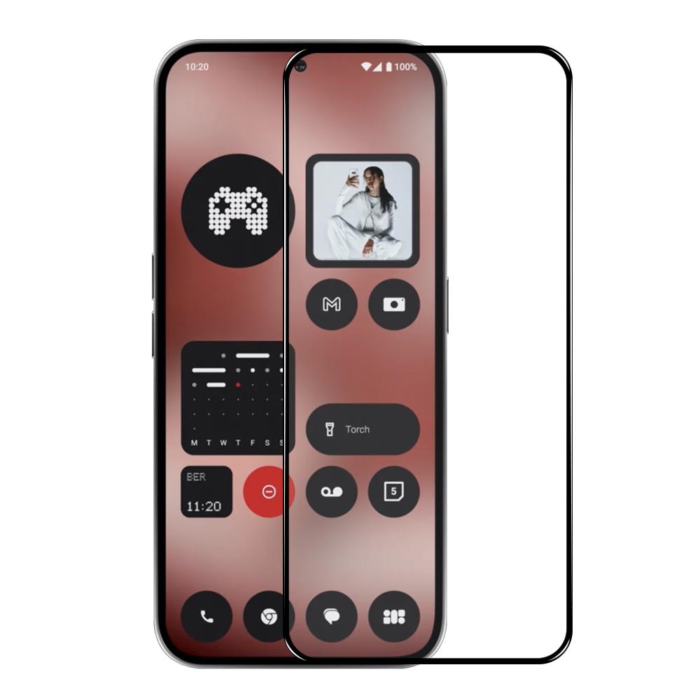 

NORTHJO A+ For Nothing Phone (2a) Plus/Phone (2a) Screen Protector High Aluminum-Silicon Film 0.3mm 2.5D Black