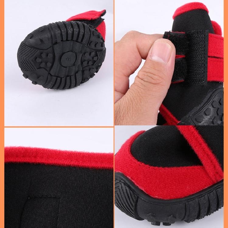 Waterproof Dog Socks Pet Winter Shoes Waterproof Dog Boots Pet Snow Boots