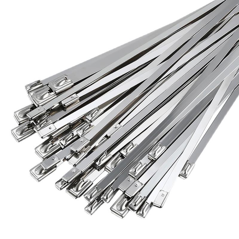 Serre-câble marin autobloquant résistant aux hautes températures en acier inoxydable 304 4,6 mm x 300 mm
