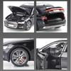 Maßstab 1/32 A6L Legierung Maßstabsmodell Diecast Metall Miniaturmodellauto Sound und Licht Rückzug Kinder Spielzeugauto Fahrzeuge Geschenke