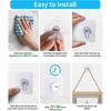 Adhesive Hooks for Wall(13lb Max), Wall Hangers Without Nails for Photos Frames, Utility Waterproof and Oil Resistant Hooks for Kitchen, Bathroom,