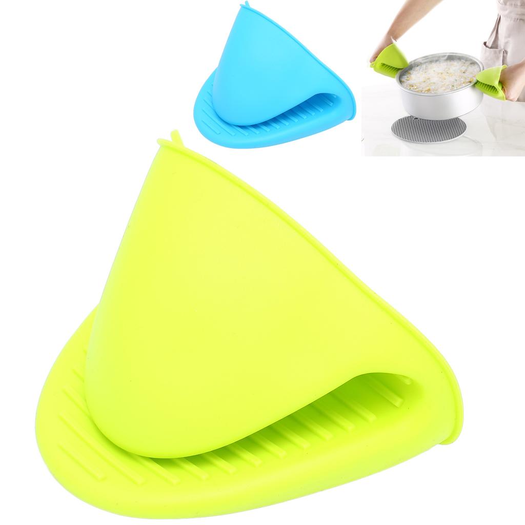 Silicone Cooking Pinch Mitts Heat Resistant Oven Hair Removal Wax Pot Holder Gloves for Kitchen Salo