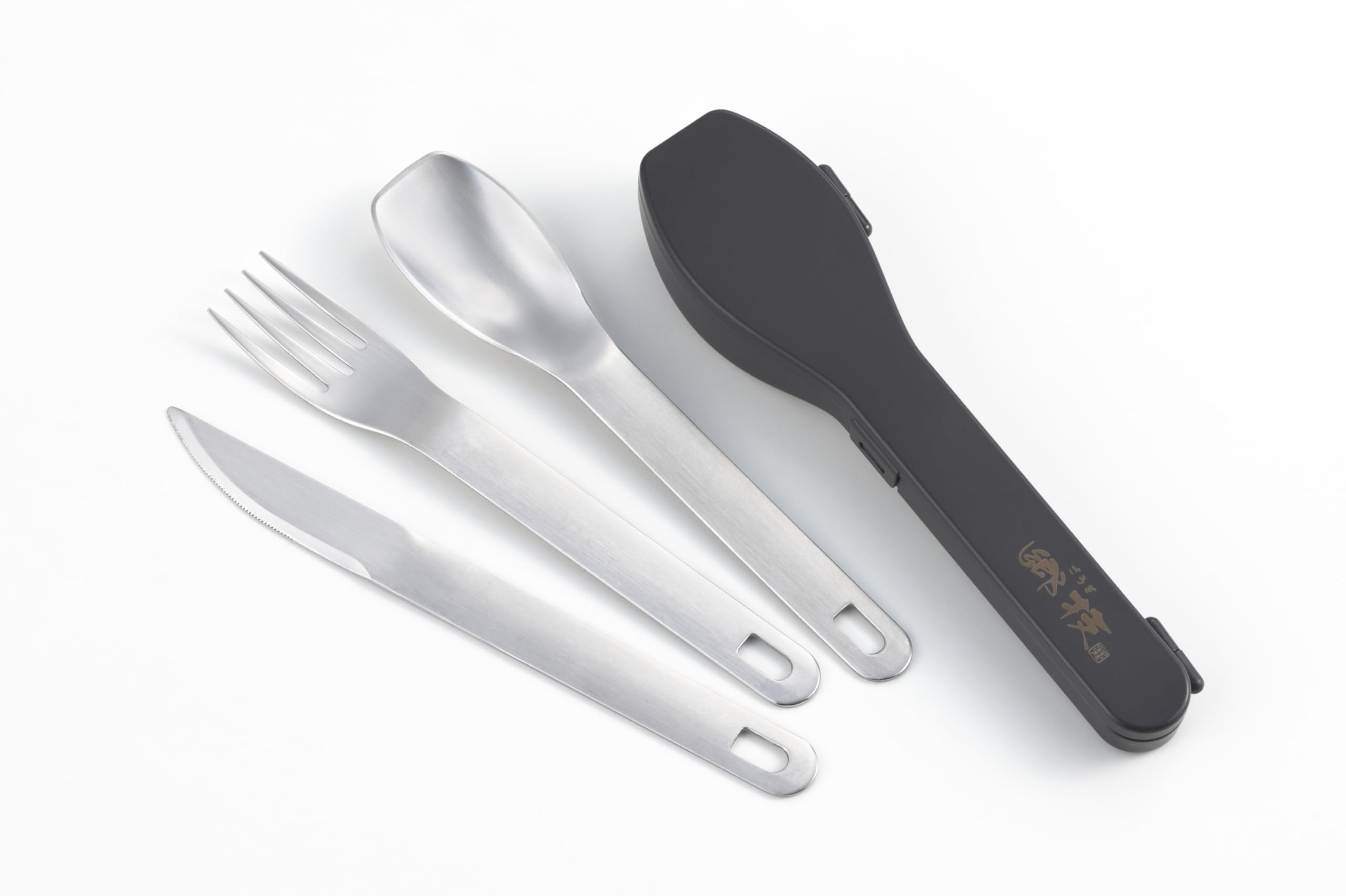 Yoshikawa Kogyo Cutlery Set Gift Wrapping YJ3742 3-piece (with case), Tsubame-Sanjo, Japan, Included,