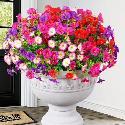 Cross-Border Morning Glory and Eucalyptus Artificial Flowers for Home and Garden Décor