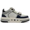 MLB Chunky Liner Coverage Thermal Slip Resistant Cushioning Mid top Skateboard Shoes Unisex Ecru 3ASXLMB3N-50BKS(Team54-)