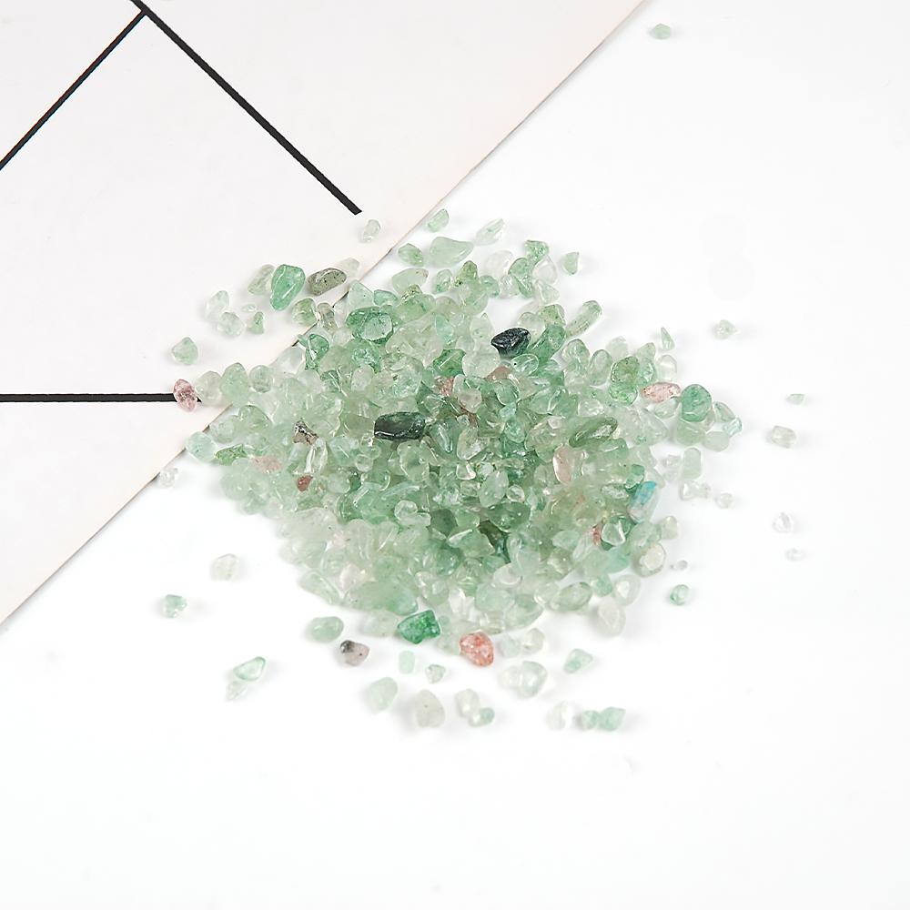 Hisenlee 500G Natural Crystal Aquarium Gravel Rocks Tumbled Crushed Stones Fountain Vase Planters Decorative Christmas New Year