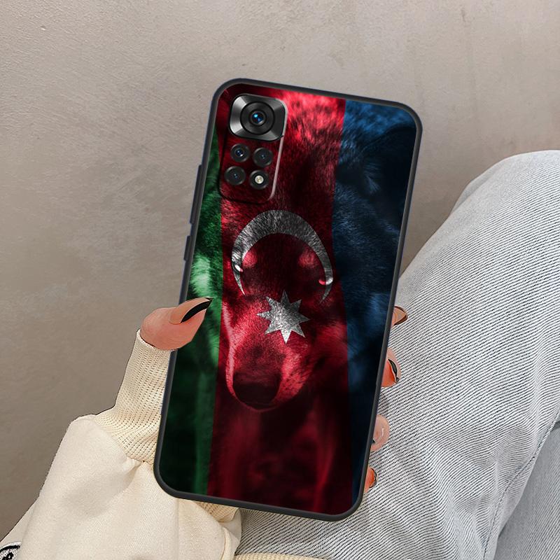 

Azerbaijan Flag For Xiaomi Redmi Note 14 10 11 12 13 15 Pro Plus Case Cover For Redmi 15 15C 14C 10C 12C 13C Redmi Note 9 Pro