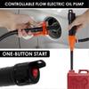 Portable Transfer Pump Battery Operated Electric Siphon Pump 2.2 Gallons Per Min Efficient Liquid Fuel Transfer Pump