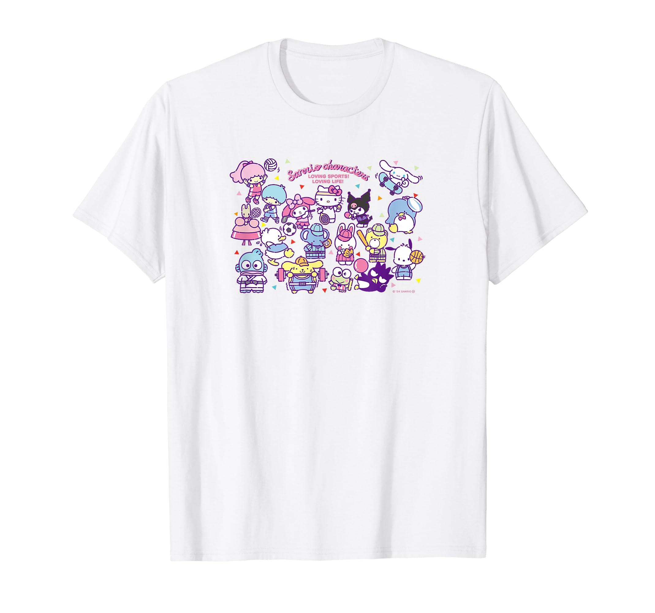 

Sanrio Characters Sports Mix Light Color T-shirt білий