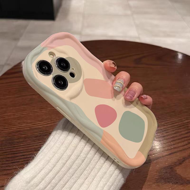 Ins Color Graffiti for Apple 15promax Mobile Phone Case New Style for IPhone14plus Creative All-inclusive 17