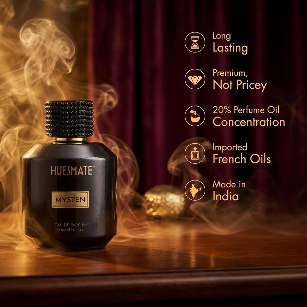 ENMYST Luxury Perfume for Men | Long Lasting Fragrance | Premium EDP | Spicy, Aromatic, Woody, Oriental Scent Profile