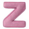 Pink Corduroy Letter Pillow A To Z English Alphabet Throw Pillow Decorative Capital Alphabet Shaped Hugging Cushion Sofa Bedroom Living Room Decor