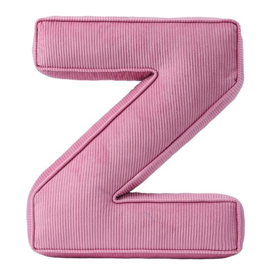 Pink Corduroy Letter Pillow A To Z English Alphabet Throw Pillow Decorative Capital Alphabet Shaped Hugging Cushion Sofa Bedroom Living Room Decor