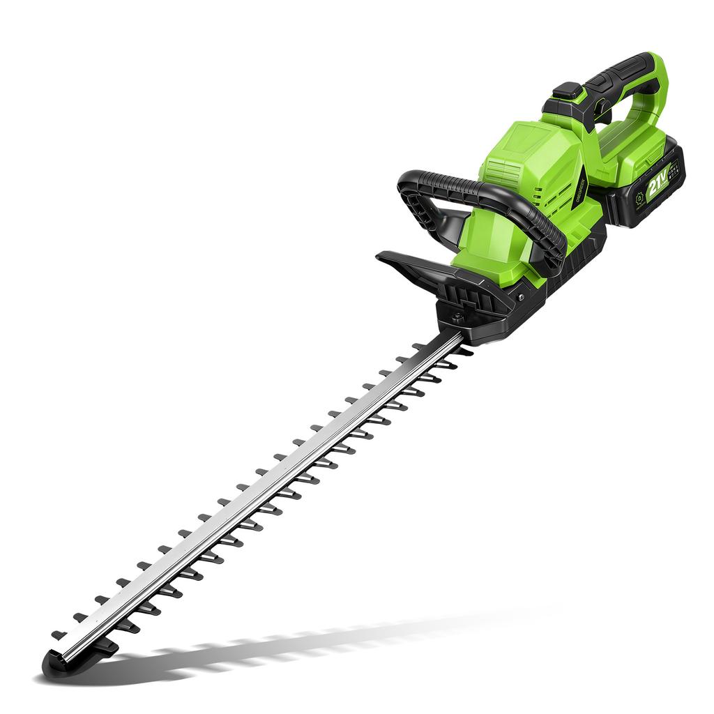 ONEGREEN Elektryczne nożyce do żywopłotu 2000W Obrót 180° Akumulatorowe narzędzie ogrodowe do przycinania żywopłotu do akumulatora Makita Pin