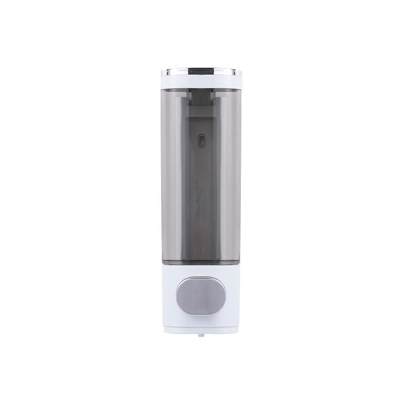 Liquid Soap Dispenser Three-Head Shower and Lotion Dispenser Waterproof Shampoo Gel Container Wall Mount with Clear Window
