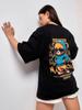 Street Hip Hop Bear Printed T-shirt Men Women Casual Loose Oversized Short Sleeve Unisex Short Sleeved Male Female Clothing