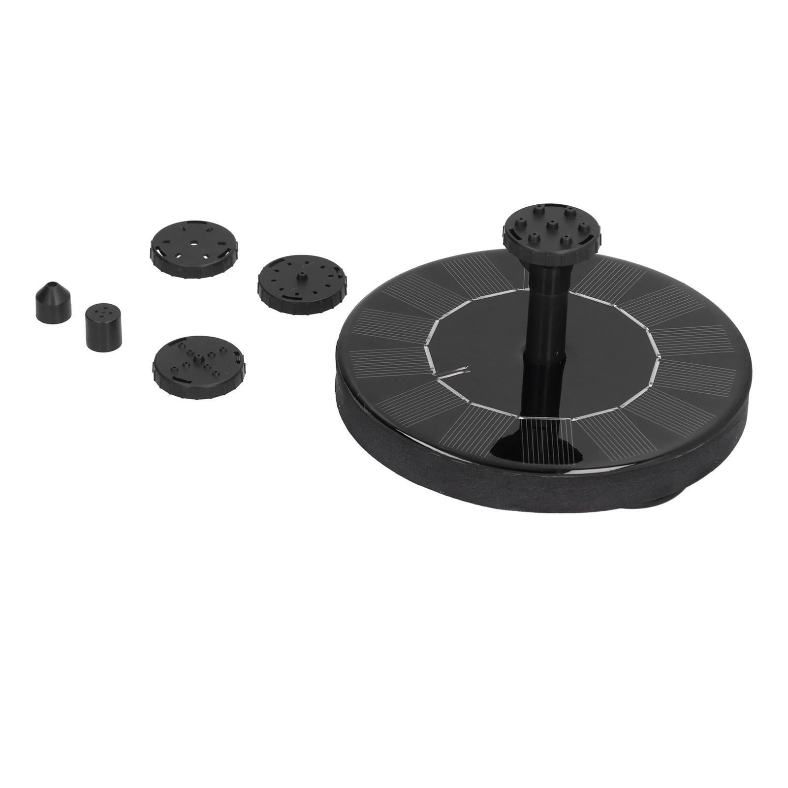 

Солнечные фонтаны Автоматический плавающий фонтанный насос на солнечной энергии для пруда на открытом воздухе, для птичьих поилок