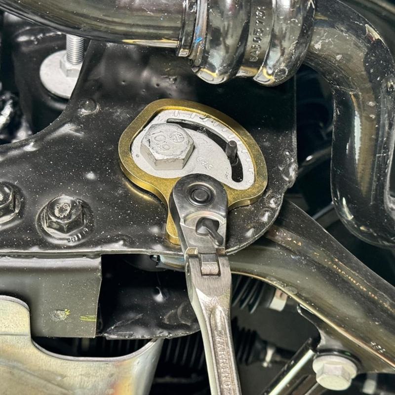 Professional Automotive 41620 Cambers Alignment Tool For Cars Includes 5 Adjustable Holders And Extended 14.5" Wrench