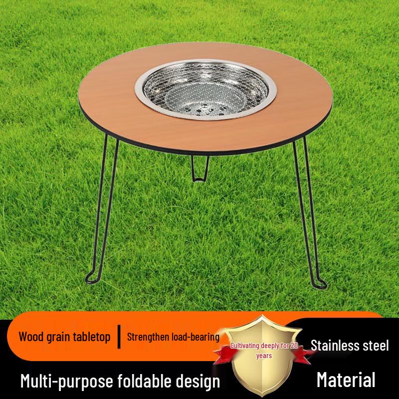 Portable Surround Stove Tea & BBQ Grill Set