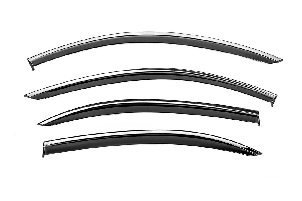 

Ветровики с хромом Niken Luxury (Long, 4 шт) для Mercedes S-сlass W221