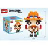 Linkgo Building Blocks di Connessione Uno Luffy Chopper Piece Boa Franky Zoro Nami Robin Jinbei Brook Modello 3D Giocattolo con Mini Mattoncini
